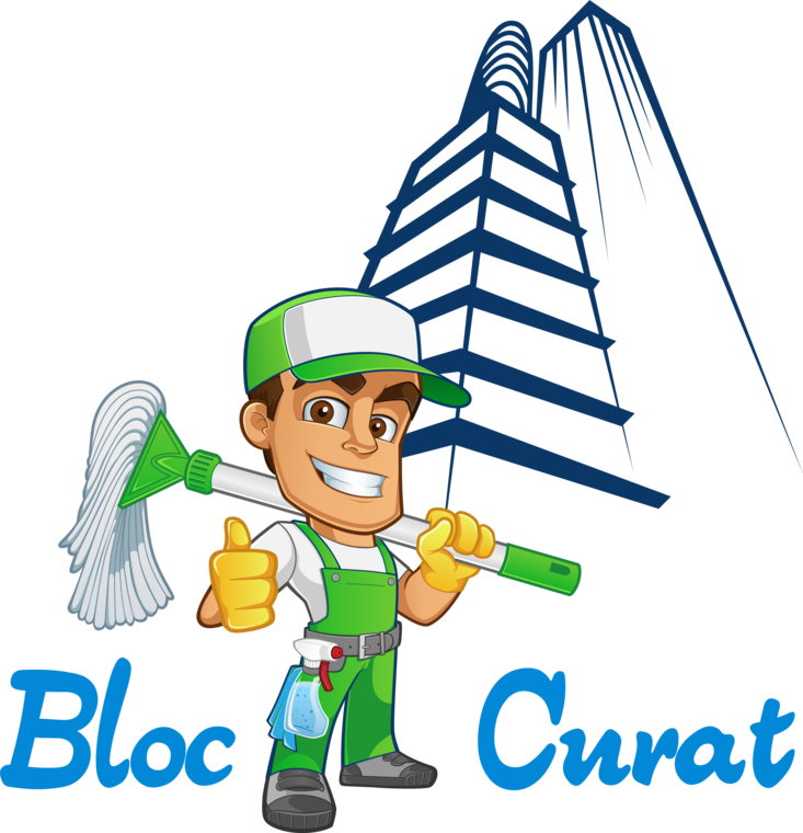 Mascota Bloc Curat — firmă de curățenie scări de bloc Cluj-Napoca